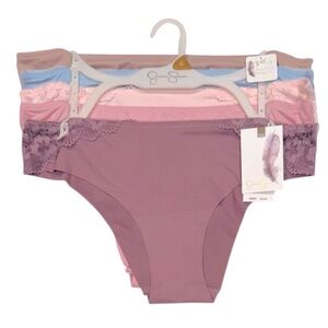 JESSICA SIMPSON 5 Pack Floral Lace Panties NWT XL